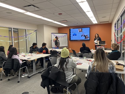 students gather for 'listening from the heart' session